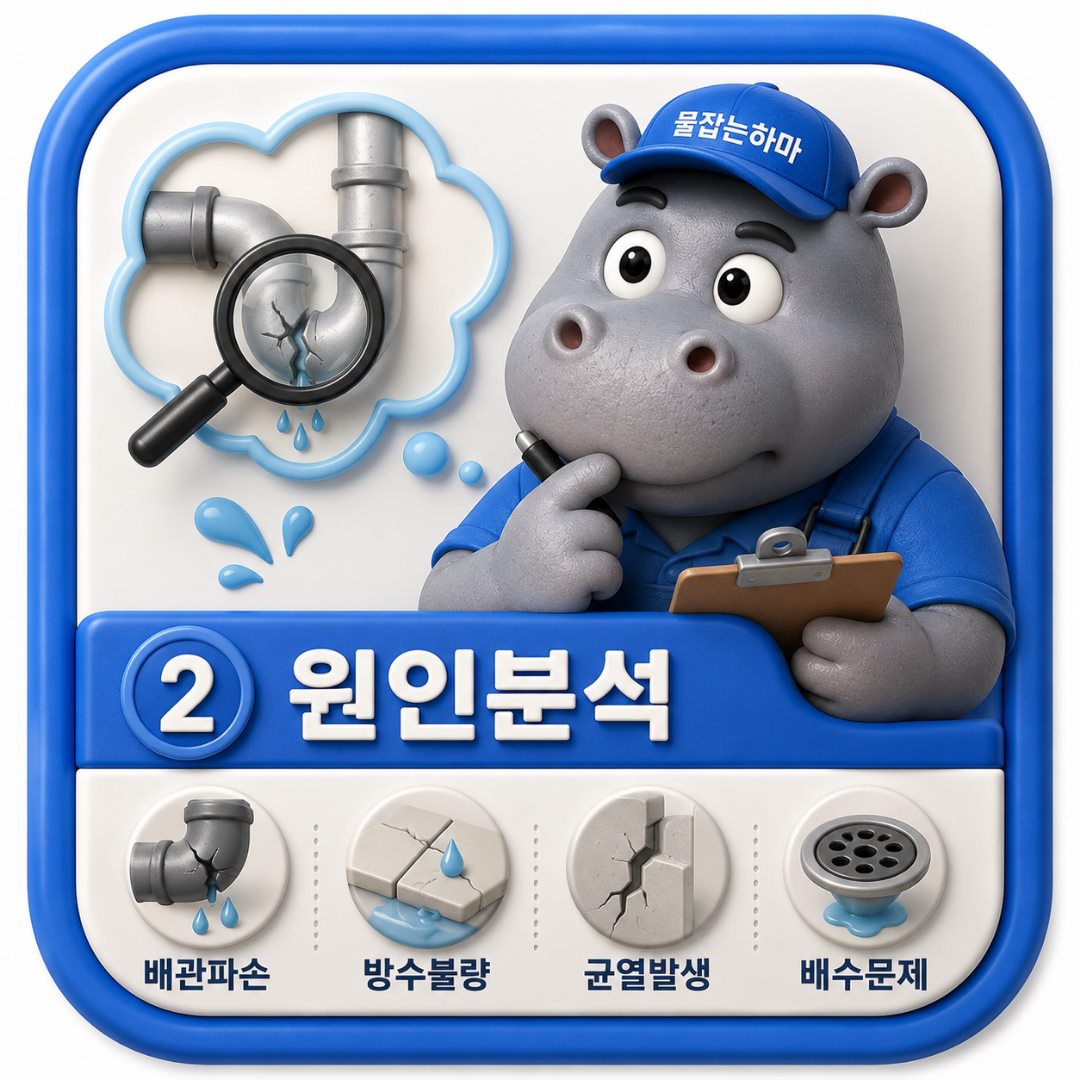 대구 효목동 누수