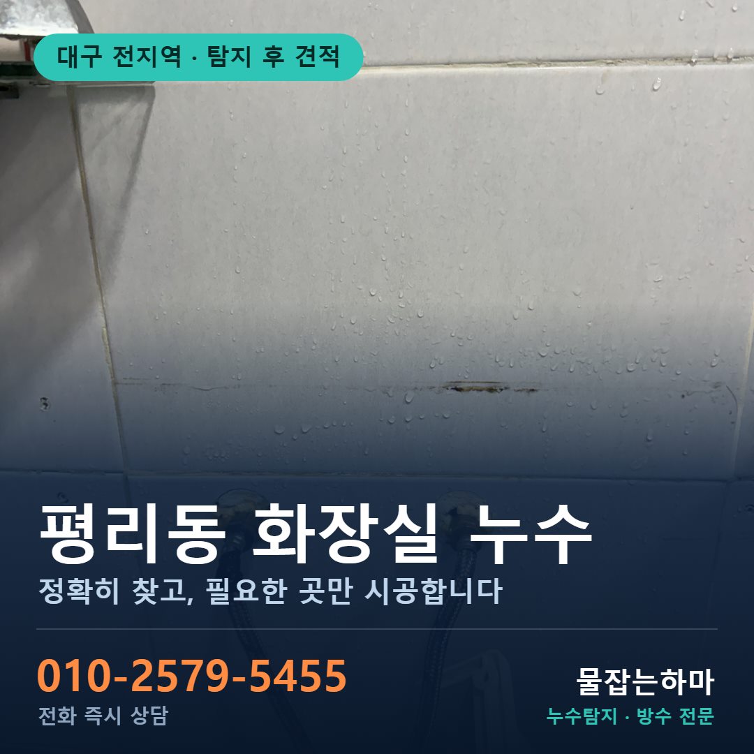 대구 평리동 누수