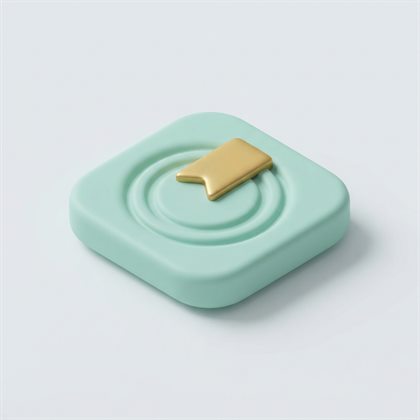 20년 경력 배지 3D 아이콘