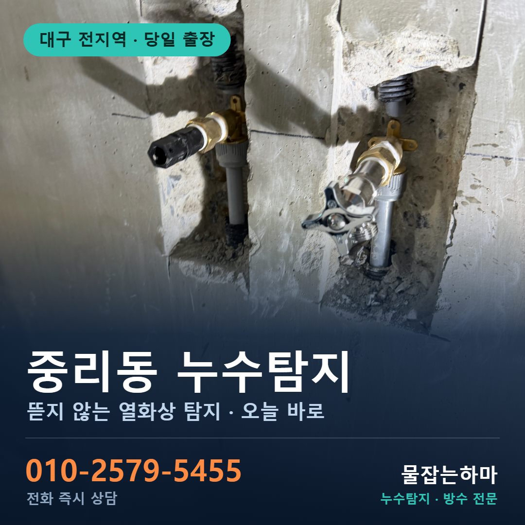 대구 중리동 누수